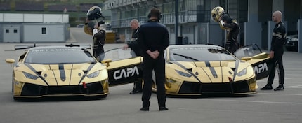 Lambo and Moet & Chandon.