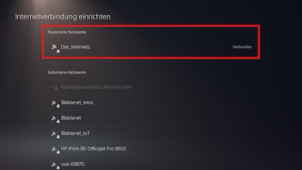 Markiere dein WLAN und drücke die Optionstaste, um zur Option zu gelangen, wo du das 5-Gigahertz-Frequenzband erzwingen kannst.