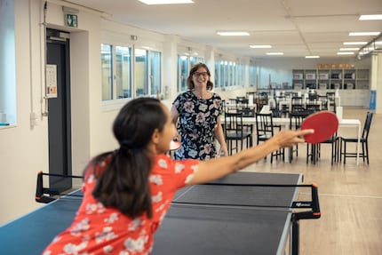 Tischtennispartien gehören genauso dazu.
