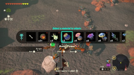 I can stick any item onto my arrow.