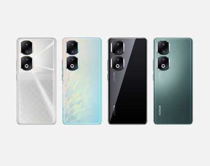 Das Honor 90 Pro kommt in vier Farben.