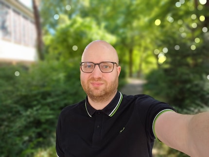 Bei genauerer Betrachtung ist mein Kopf nicht gut ausgeschnitten.