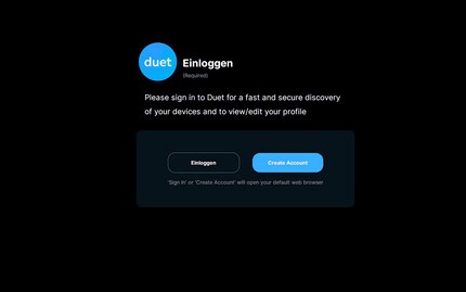 You need a user account to use the software.