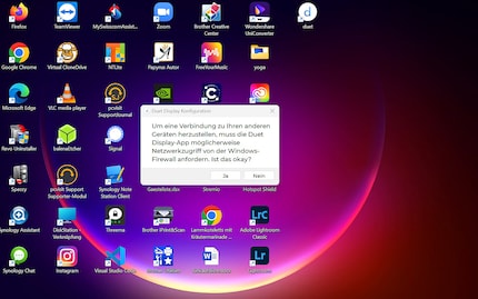 Practical: As a user, I don't have to worry about creating an exception rule for the firewall.