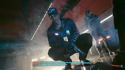 Cyberpunk auf einem Mac – wer hätte das gedacht? Flüssig mit meinem M1 Max aber nur in 1080p.