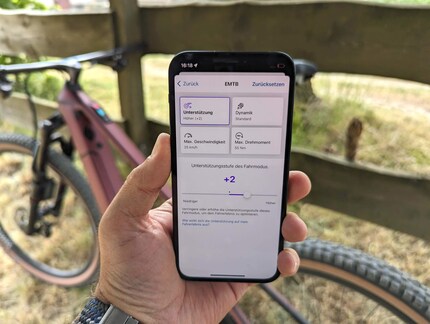 In der App kannst du die Fahrmodi und alle anderen E-Bike-Einstellungen nach deinem Gusto konfigurieren.