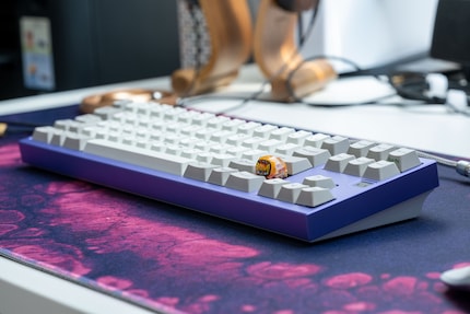 Bei meiner Tastatur will ich später das Layout ändern, um auf eine geteilte Leertaste zu wechseln.
