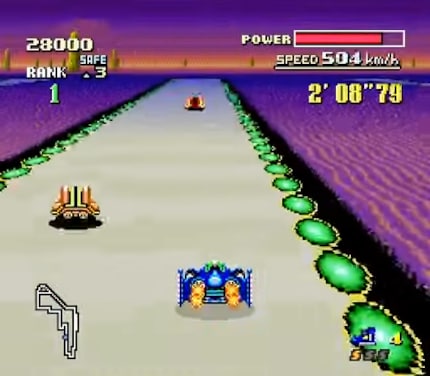 Thanks to Mode 7 rendering technology, simple 3D effects could be reproduced on SNES hardware. Groundbreaking for the time.