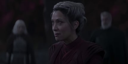I think this scene takes place in the past, before the actual events of Ahsoka.