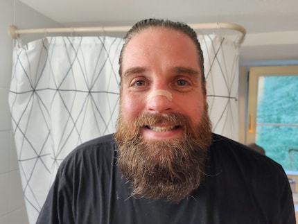 «Profifussballer» Vogt ist parat fürs Bett.