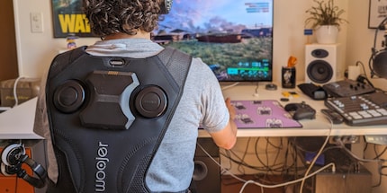 Bei Spielen mit gutem Sound wie «Battlefield 2042» performt die Weste am besten.