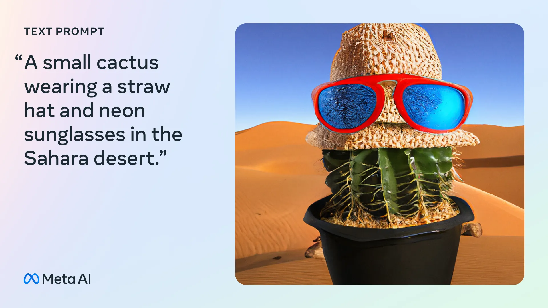 Meta's image generator can generate images from text - and vice versa.