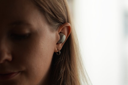 The WF-1000XM5 sit really comfortably in my ear.