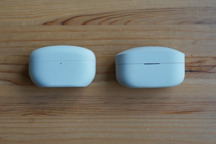 From the side, the cases look almost the same size,