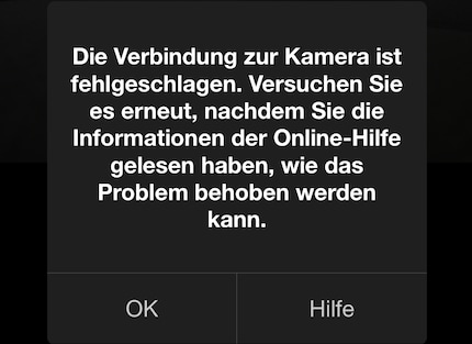 Verbindung fehlgeschlagen: Alles wie gewohnt.