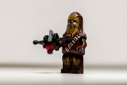 The mini Chewbacca figurine with the bowcaster is amazing.
