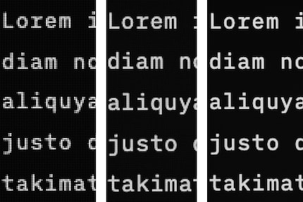 2,560 × 1,440 across 27 inches (left), 3,840 × 2,160 or 4K (centre), 5,120 × 2,880p or 5K (right).