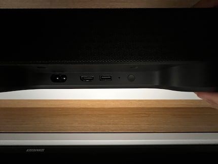 Kein Optical Out oder Klinken-Port – eARC HDMI reicht.