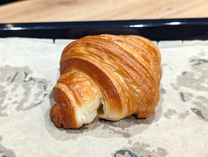 Der Gipfel: Das letzte Croissant wurde direkt nach diesem Foto geschnappt und weggefuttert.