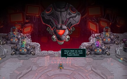 The final boss says the galaxy isn’t big enough for two super robots. I couldn’t agree more.