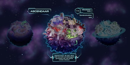 There are plenty of missions to complete on the three planets.