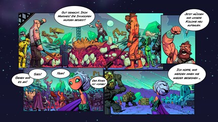 Comic strips give me a little background on why I’m fighting in the first place.