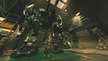 There’s so much to discover. Including this seemingly abandoned mech factory.