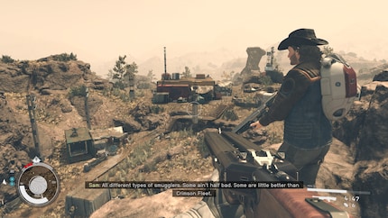 Some areas in Starfield remind me of the post-apocalyptic Fallout world. How wonderful.