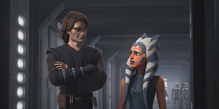 Dieser Moment ist der letzte, in dem Ahsoka Anakin lebend gesehen hat – Anakin, nicht Darth Vader.