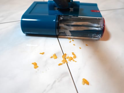 Too many cornflakes at once. Some of them are simply redistributed.