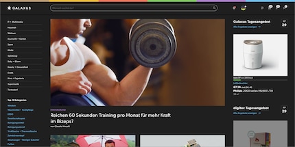 Das ist der Dark Mode auf Galaxus.