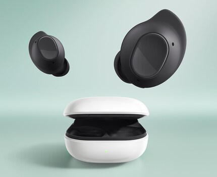 The Buds FE come with an oval touchpad and silicone inserts.