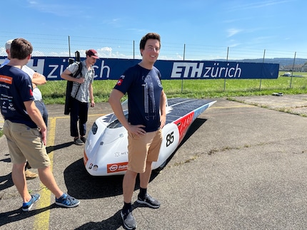 A photo taken in August. At the time, Jonas was still under the Dübendorf sun.