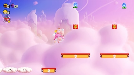 Peach als Elefant. Faszinierend.