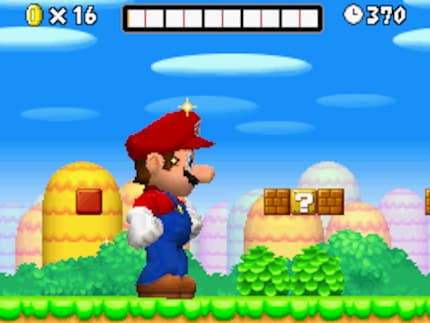 Der kolossale Mega-Mario in «New Super Mario Bros.»