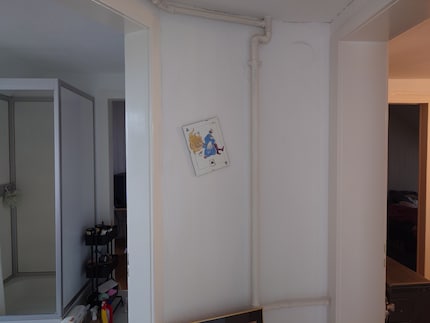 So sieht ein Bild ohne Zoom aus. Ja, das Bild hängt extra schief.