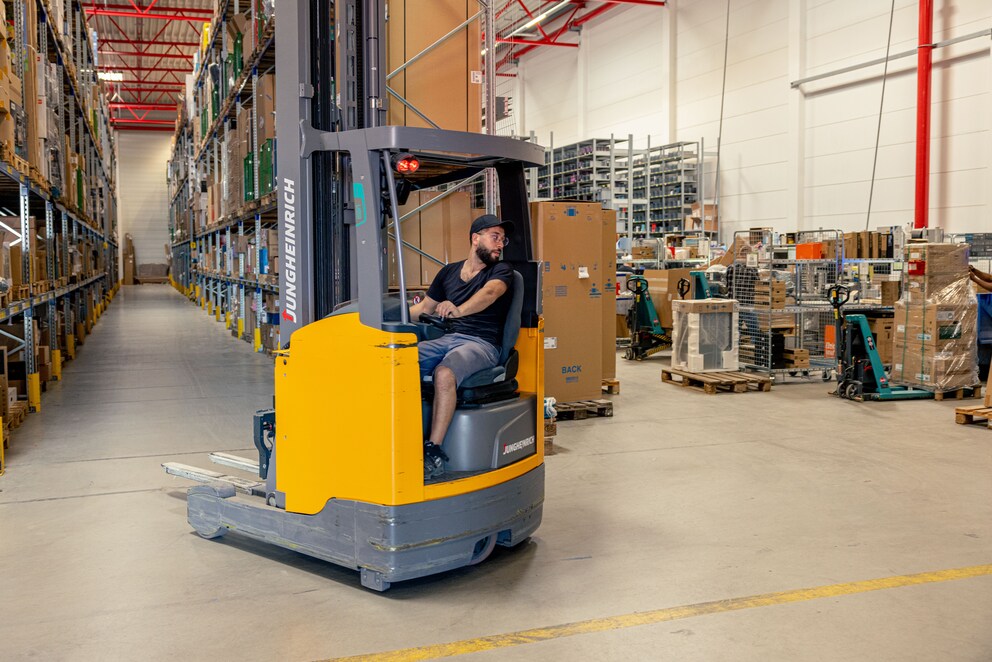 The first warehouse in Krefeld...
