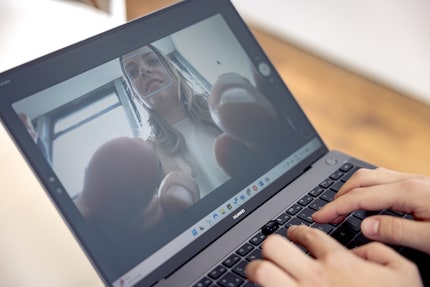 Monster worms at work: don’t type during a video call unless you want to alarm everyone.