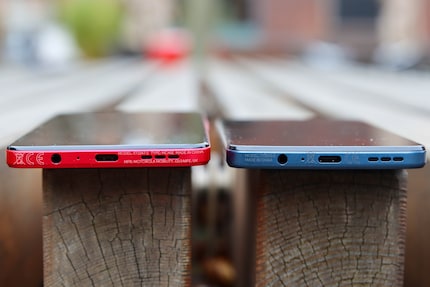 In addition to the USB-C port, both smartphones also have a 3.5 mm headphone jack.