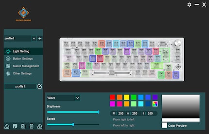 Das User Interface erinnert mich an Programme aus den Neunzigern.