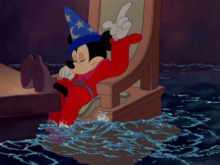 Im Film Fantasia bekommt Micky Maus einen neuen Look.