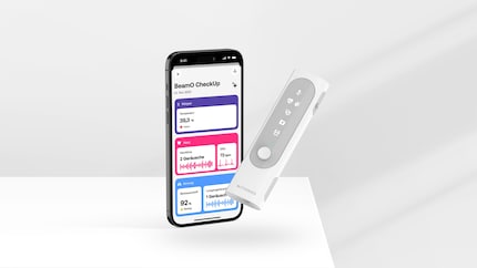 Mit der App können die Messungen über einen längeren Zeitraum verfolgt werden.