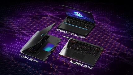 Ein Teil des CES-Lineup von MSI.