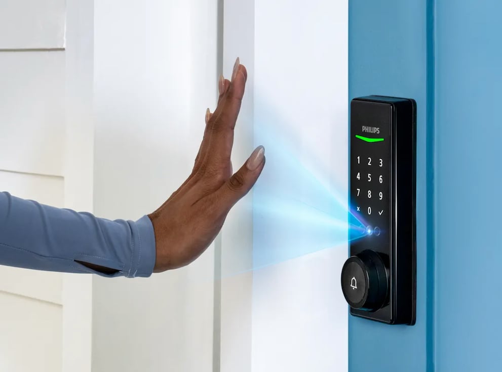 The palm of your hand is unique, and may soon be your house key.