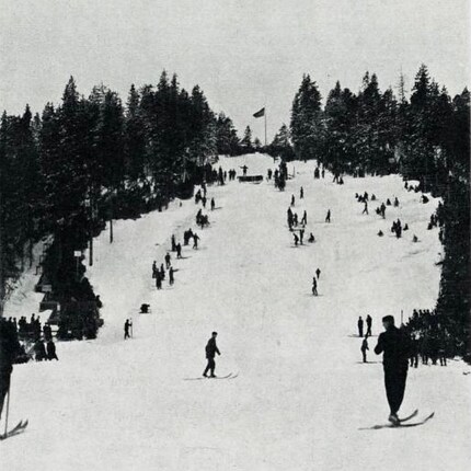 Der Holmenkollbakken im Jahr 1892.