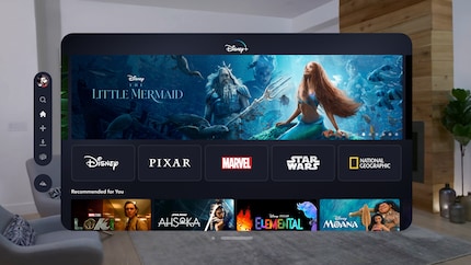 Disney Plus is one of the first suppliers to bring streaming to the Vision Pro.