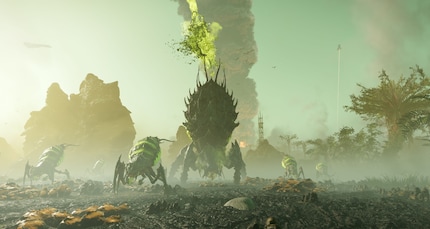 An Kanonenfutter mangelt es in «Helldivers 2» nie.