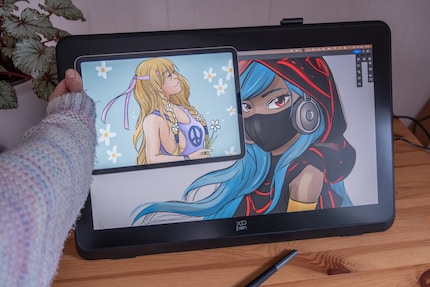 Das Tablet mit 21,5 Zoll ist ein enormer Unterschied zu meinem sonstigen 11-Zoll-iPad.