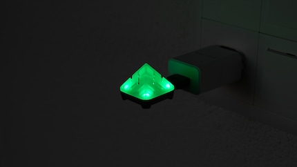 Leuchtet die LED grün, ist die Luft gut.