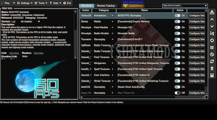 Mit diesen Mods in entsprechender Reihenfolge läuft «Final Fantasy VII» auf dem Steam Deck einwandfrei.